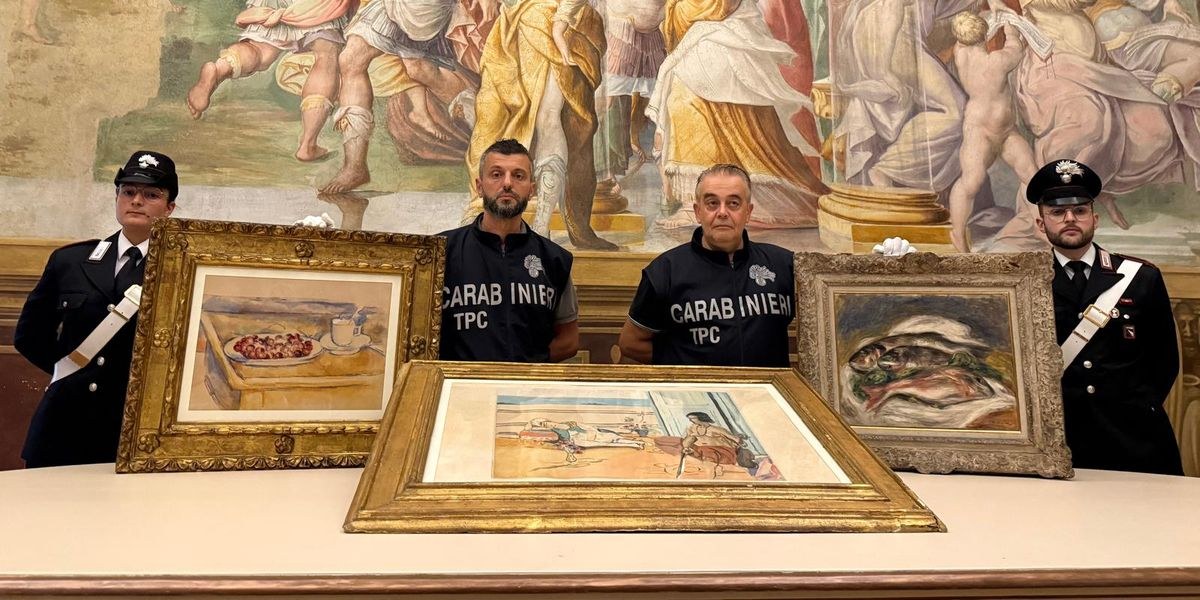 Renoir, Cézanne und Matisse: In Italien gestohlene Gemälde im Millionenwert wieder aufgetaucht