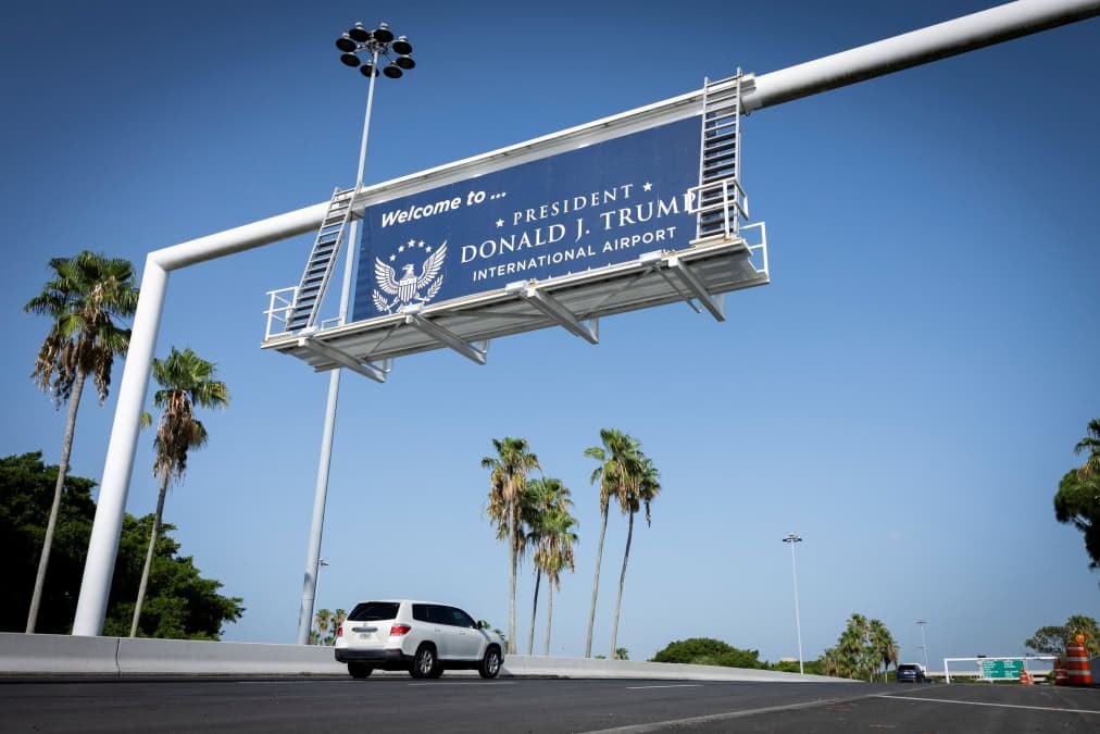 Florida's Palm Beach airport renamed for Trump