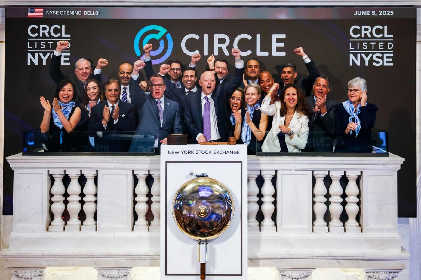 Stablecoin issuer Circle just got the greenlight to operate as a bank. The shares are up 12%