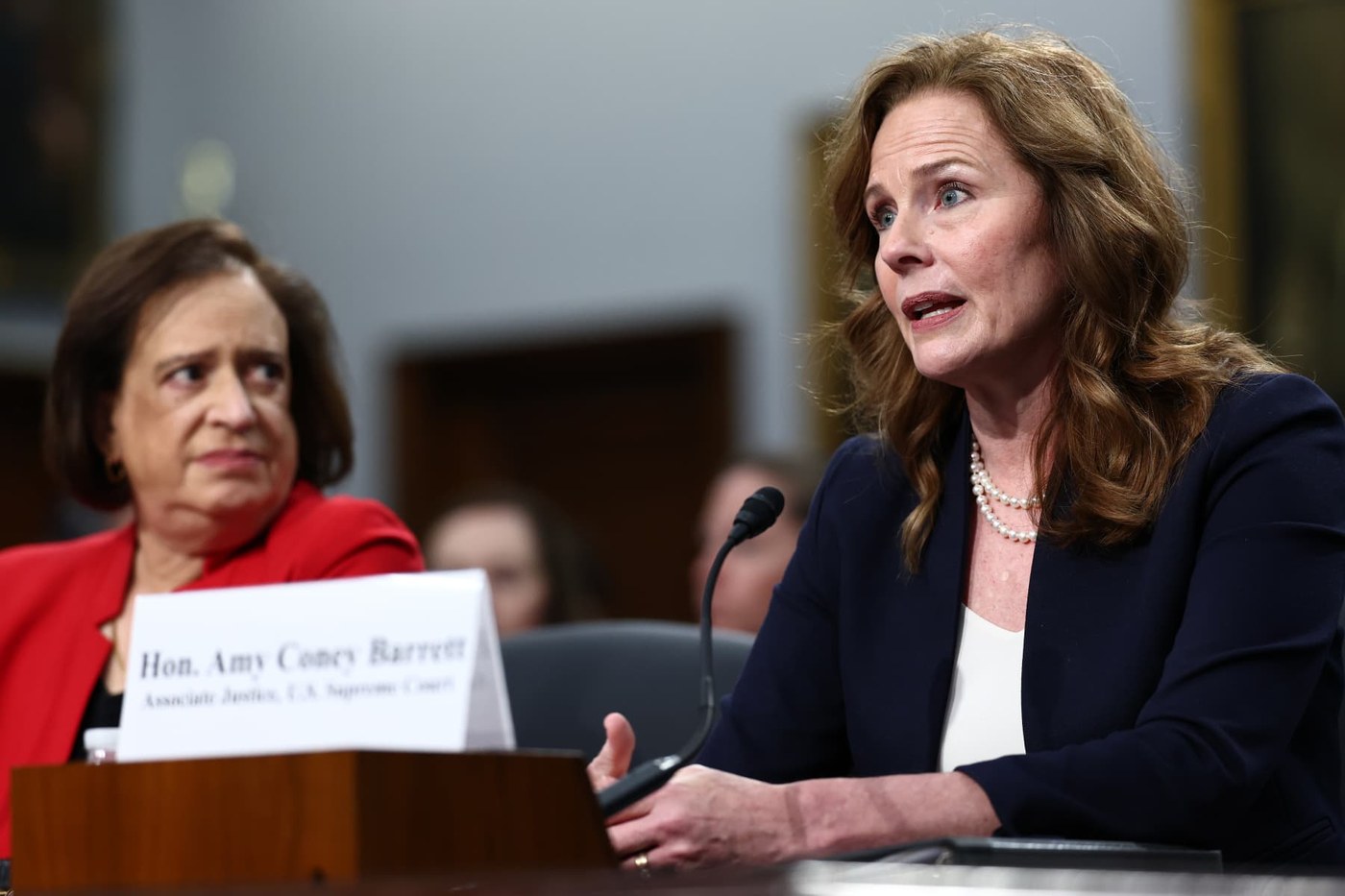 Supreme Court Justice Barrett says 'the threat level is really high' in budget testimony