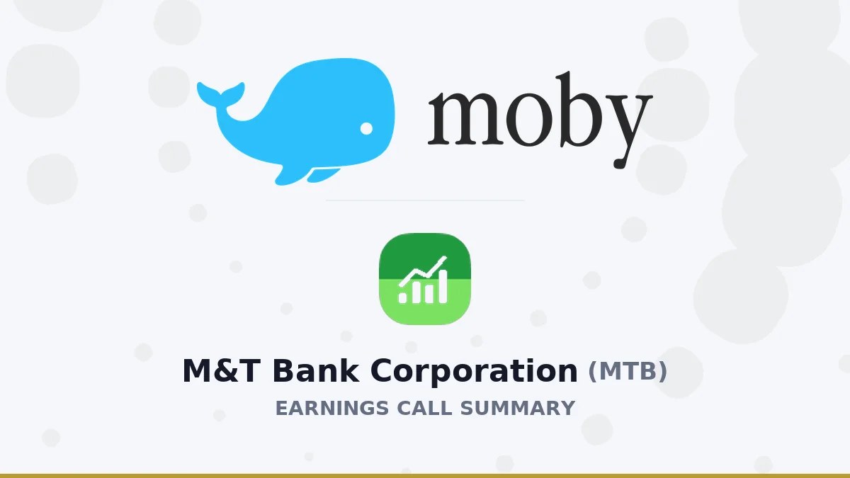 M&T Bank Corporation Q2 2026 Earnings Call Summary